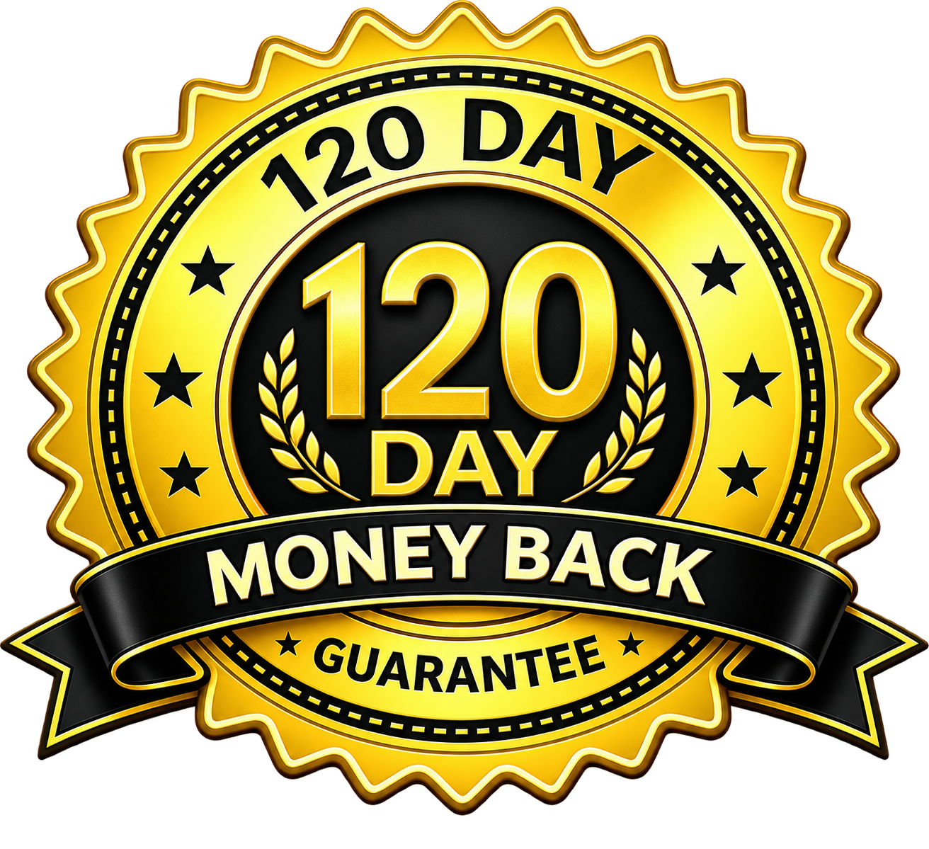 120-day money-back guarantee